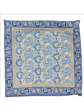 Longaberger 16"-18" Earth & Sky Pattern Pillow Cover Set Of 4 EUC